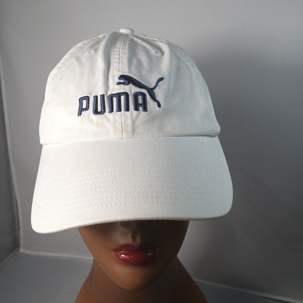 Puma White Cap Adult Adjustable Hat